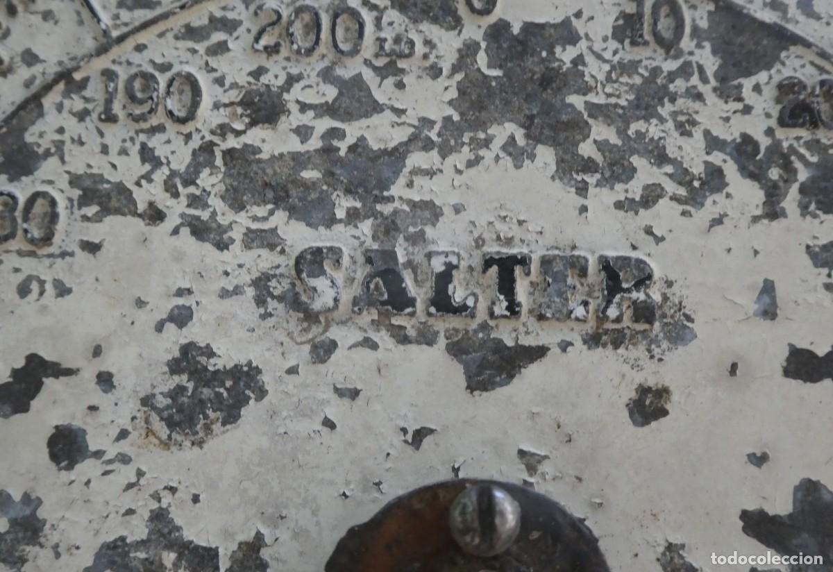 Antig&uuml;edades: BASCULA SALTER 200 KGS - Foto 4