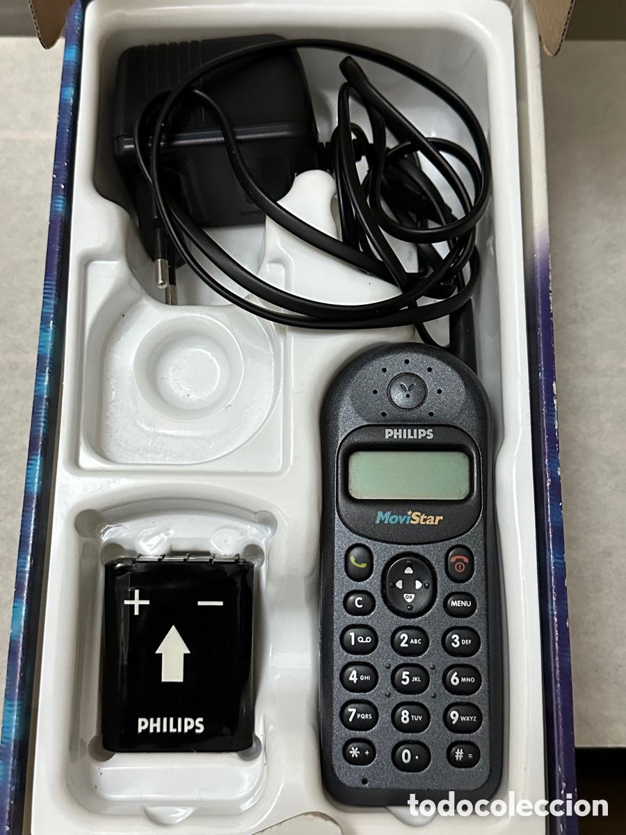 Tel&eacute;fonos: MOVIL VINTAGE PHILIPS DE MOVISTAR - Foto 2