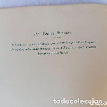 Antig&uuml;edades: Antiguo libro Alphabet de la Brodeuse de tipograf&iacute;as - Foto 4