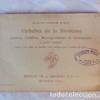 Antig&uuml;edades: Antiguo libro Alphabet de la Brodeuse de tipograf&iacute;as - Foto 6
