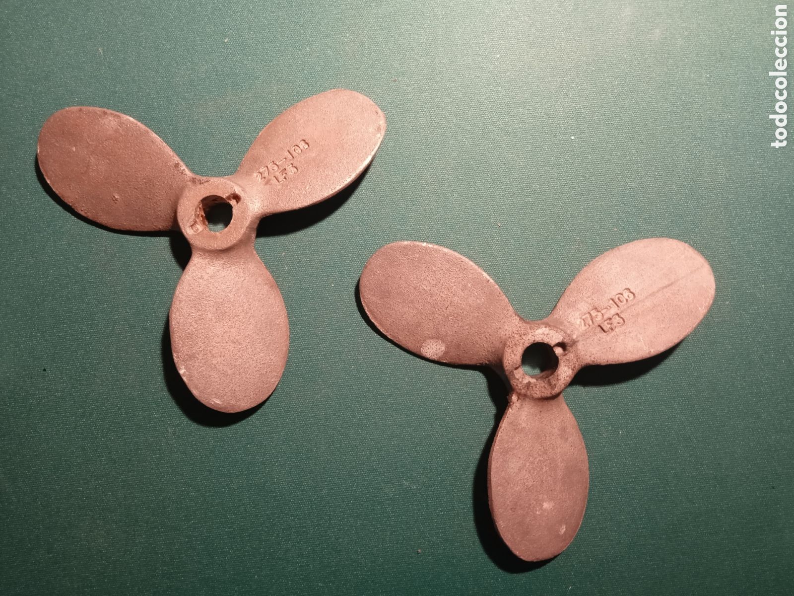 Antig&uuml;edades: PAR DE H&Eacute;LICES DE ALUMINIO - Foto 2