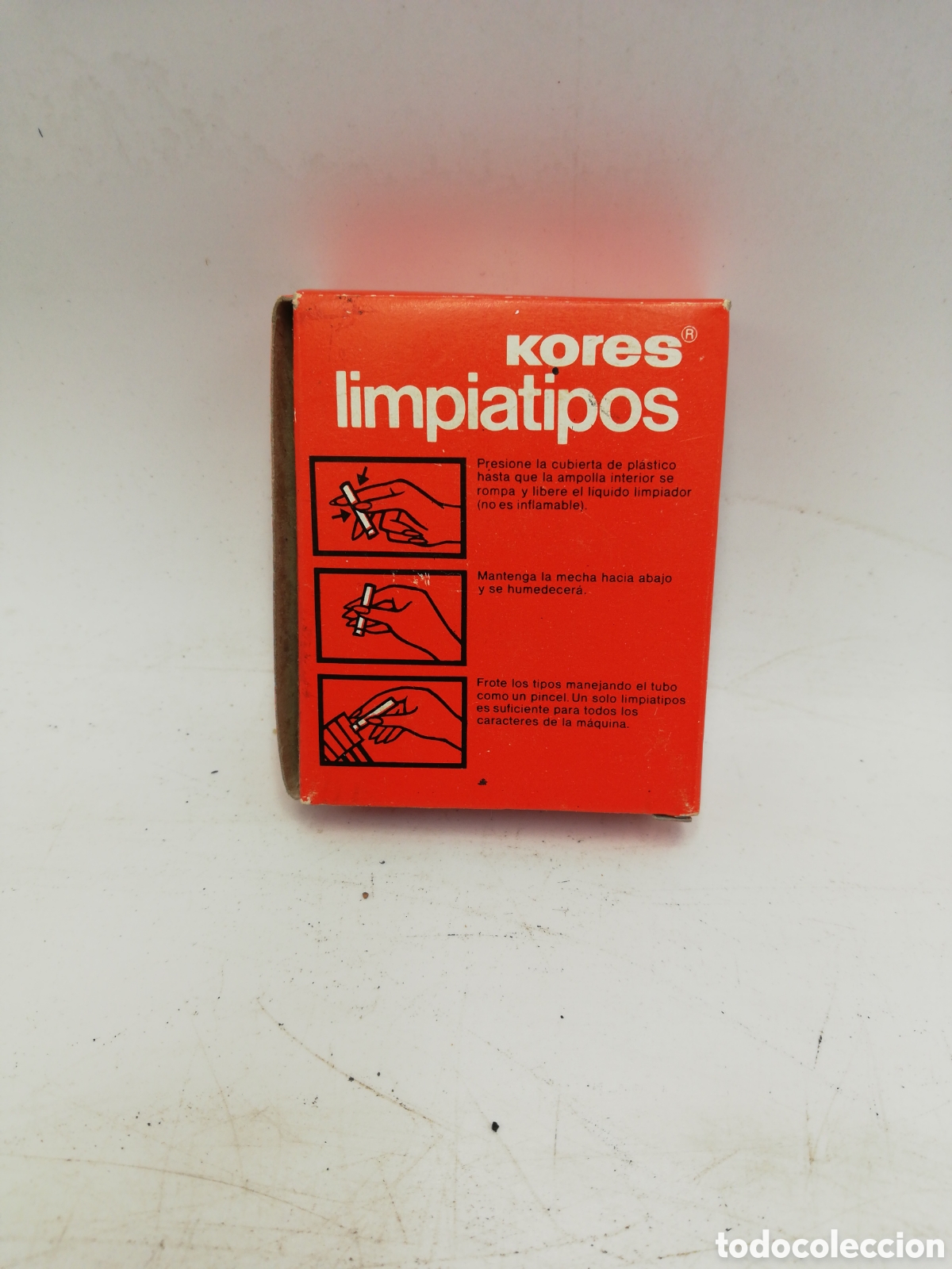 Antig&uuml;edades: Caja de 12 limpiatipos kores. - Foto 2