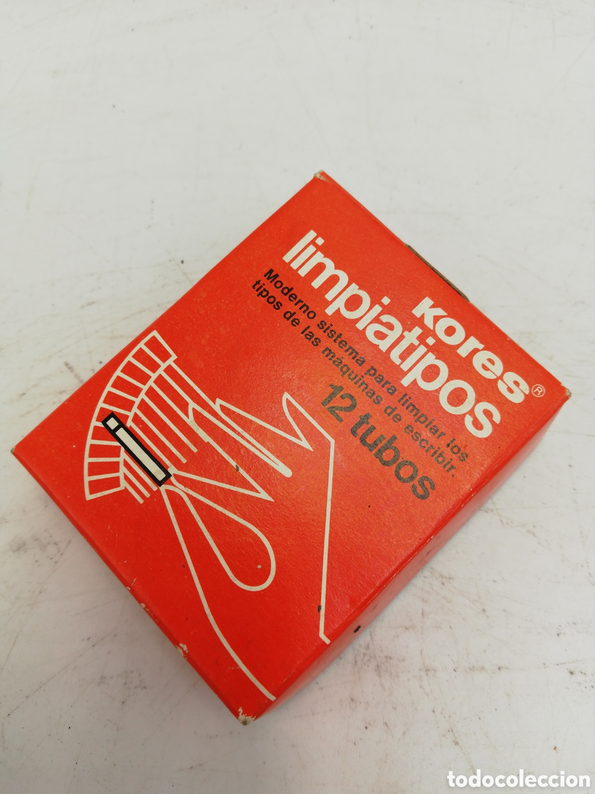 Antig&uuml;edades: Caja de 12 limpiatipos kores. - Foto 3