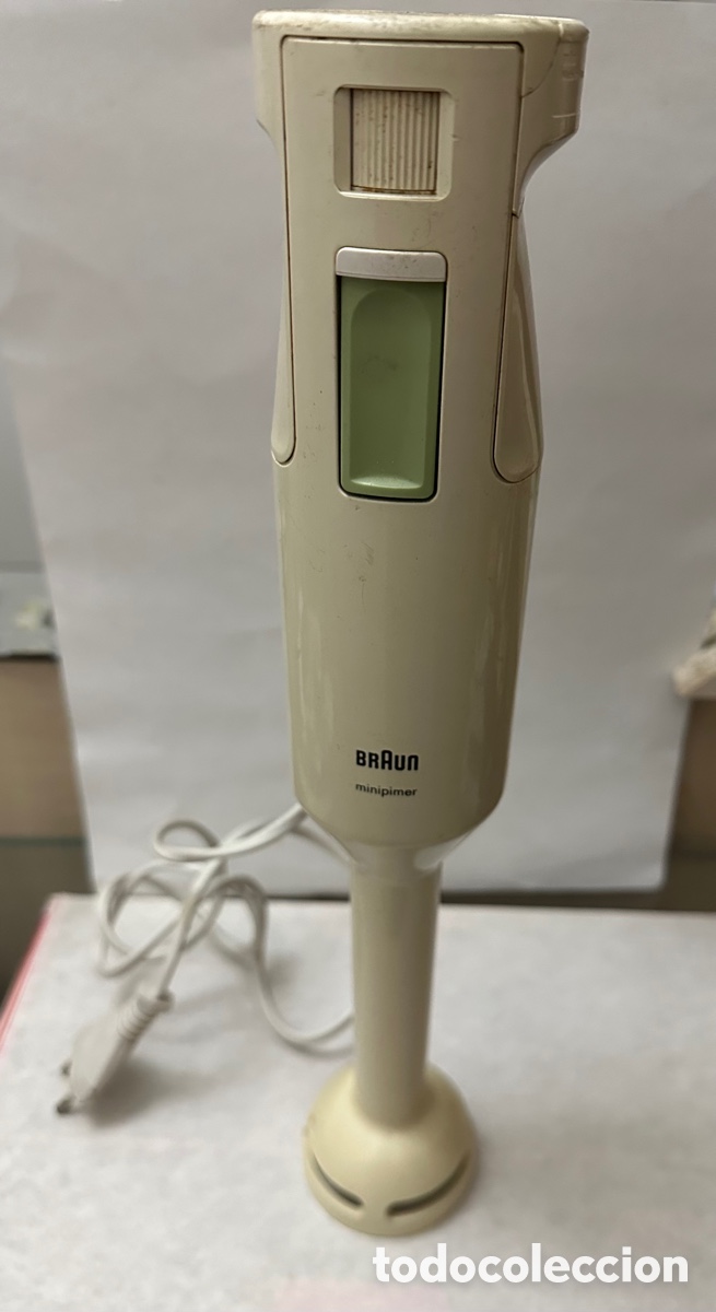 Antig&uuml;edades: BRAUN MINIPIMER VINTAGE PRINCIPIOS DE LOS 80 FUNCIONA - Foto 1