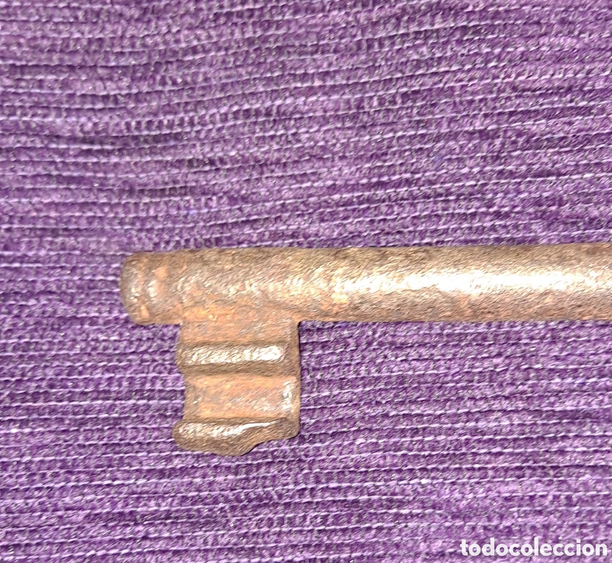 Antig&uuml;edades: LLAVE ANTIGUA MACIZA, EN HIERRO DULCE, VER - Foto 5