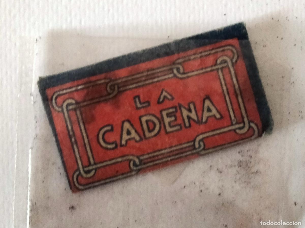 Antig&uuml;edades: Cuchilla de afeitar La Cadena - Foto 1