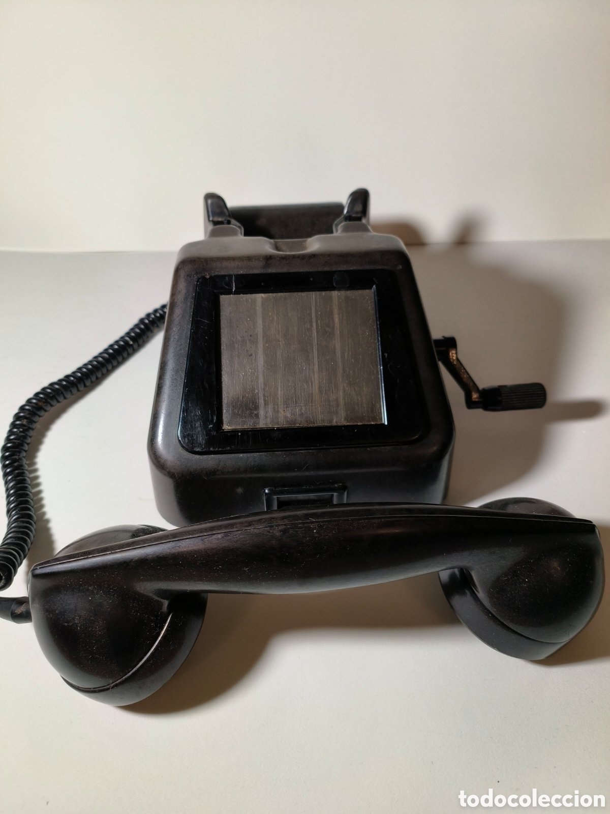Tel&eacute;fonos: Tel&eacute;fono baquelita a manivela - Foto 3