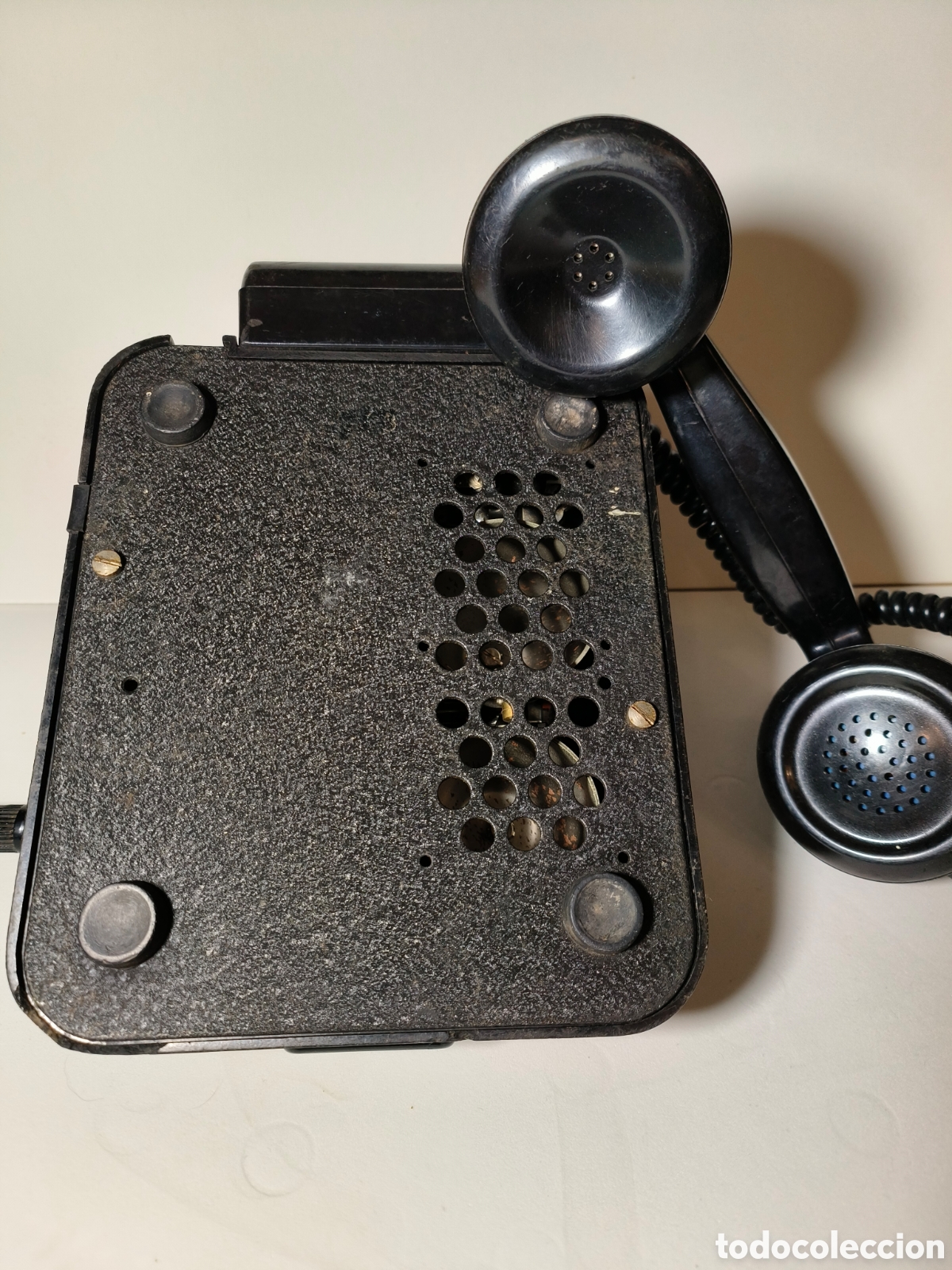 Tel&eacute;fonos: Tel&eacute;fono baquelita a manivela - Foto 5