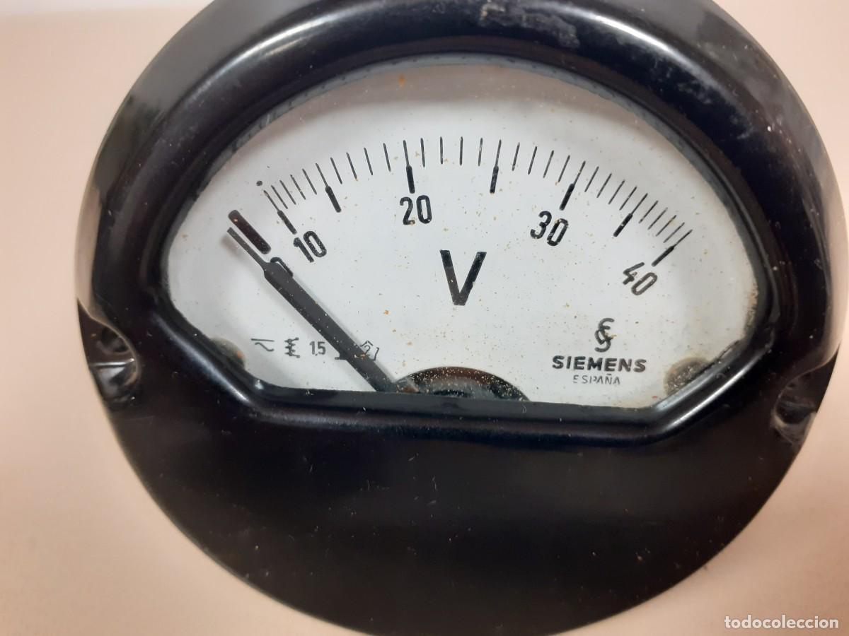 Antig&uuml;edades: ANTIGUO VOLTIMETRO MARCA SIEMENS - Foto 2