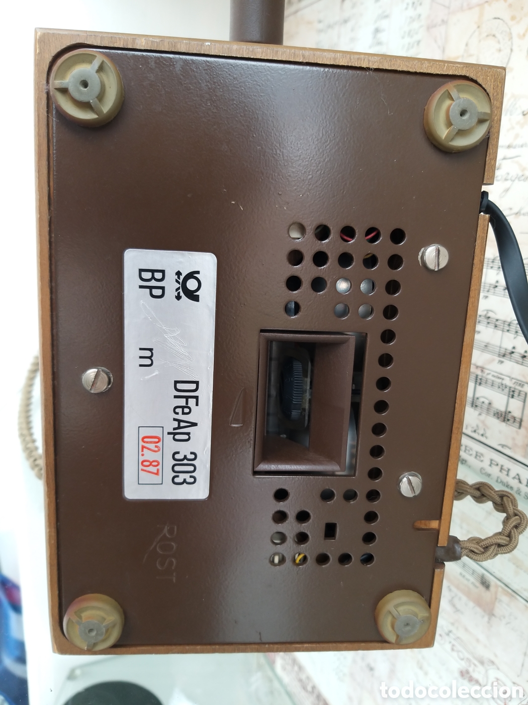 Tel&eacute;fonos: Antiguo Tel&eacute;fono DFeAp 303 Baviera&nbsp;BundesPost - Foto 8