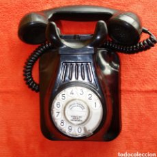 Telefoni: TELEFONO PARED STANDART ELECTRICA RUEDA DIAL BAQUELITA ESTILO ART DECO CON MECANISMO PAR DE COBRE