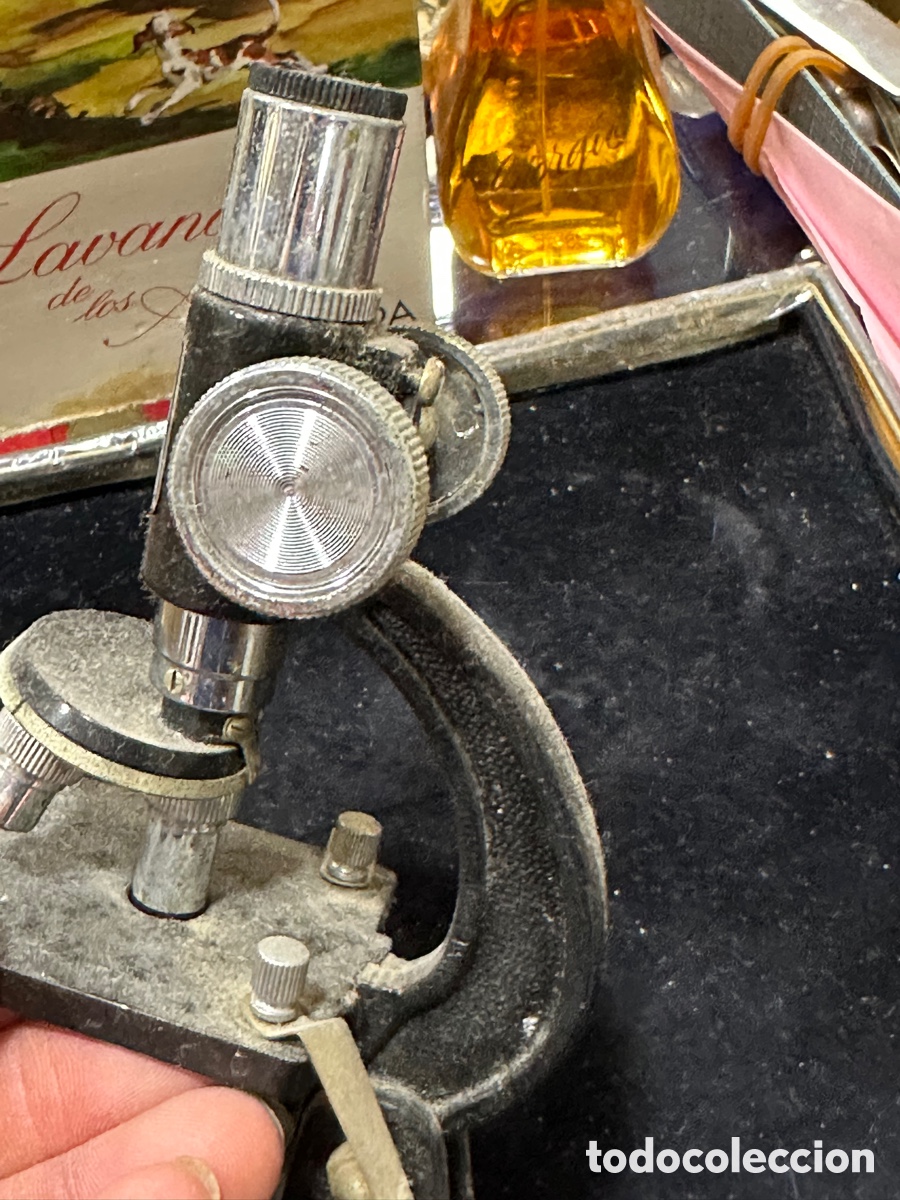 Antig&uuml;edades: Microscopio antiguo, peque&ntilde;o - Foto 6