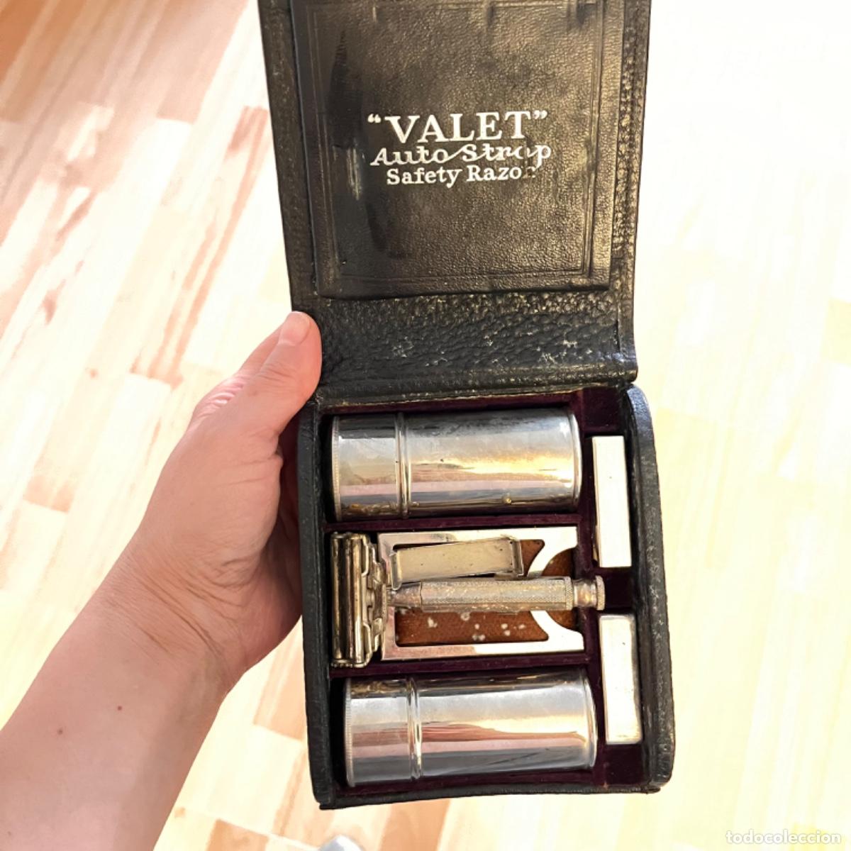 Antig&uuml;edades: Set maquinilla de afeitar VALET AUTOSTROP - Foto 1