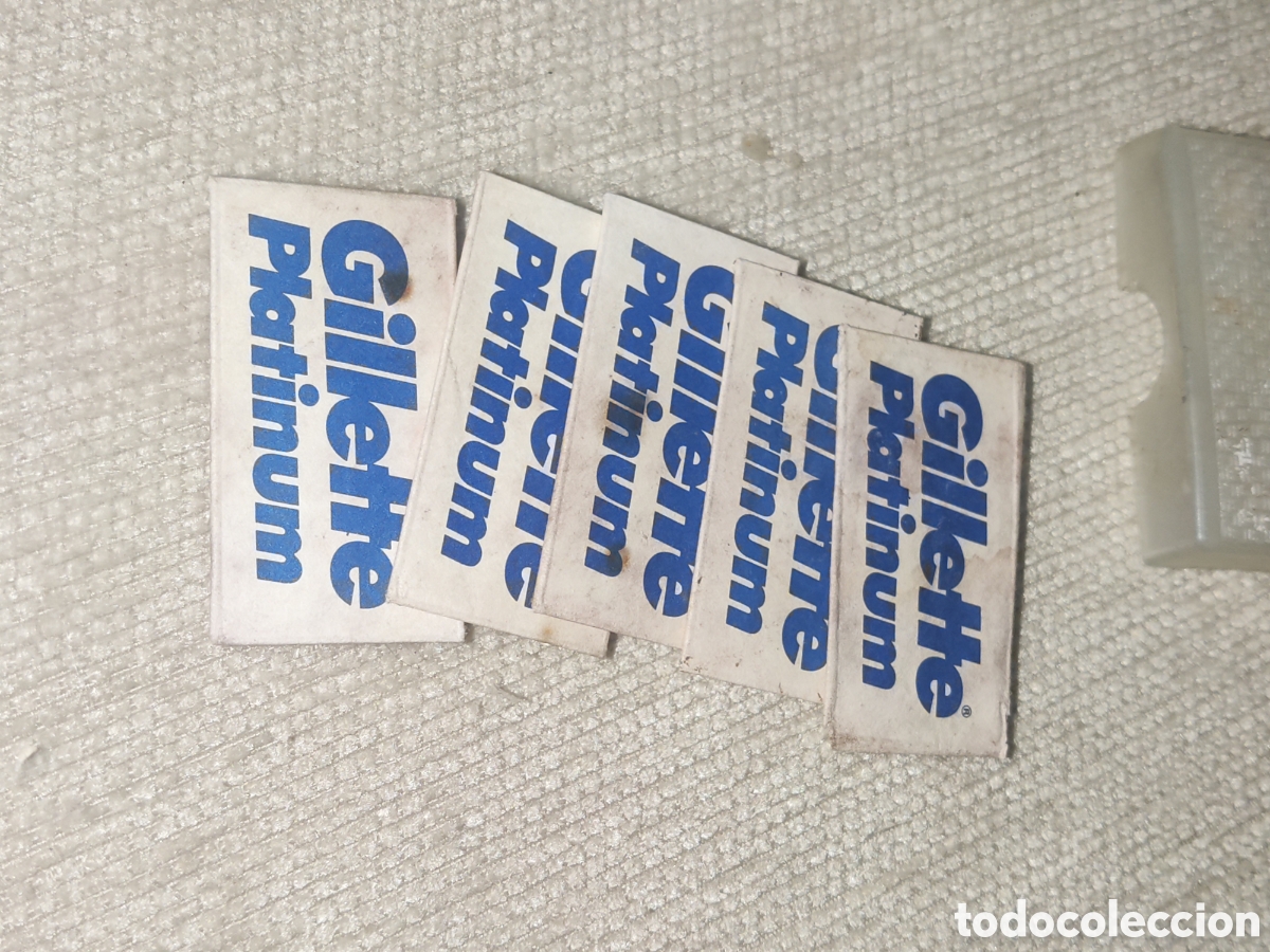 Antig&uuml;edades: Cuchillas Guillette Platinum. - Foto 2