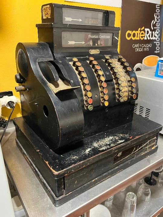 Antig&uuml;edades: Maquina registradora national funcionando - Foto 2
