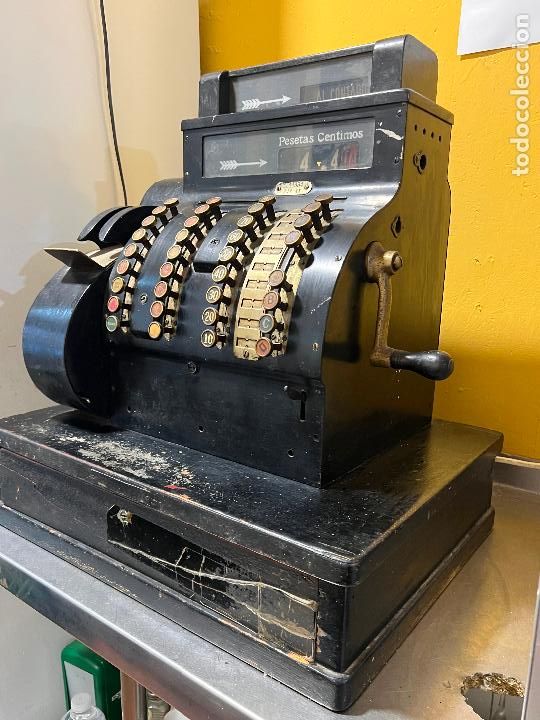 Antig&uuml;edades: Maquina registradora national funcionando - Foto 3