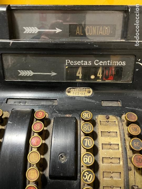 Antig&uuml;edades: Maquina registradora national funcionando - Foto 5