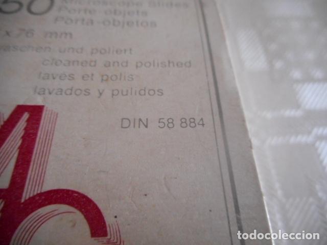 Antig&uuml;edades: antigua caja de cristales de laboratorio - Foto 3