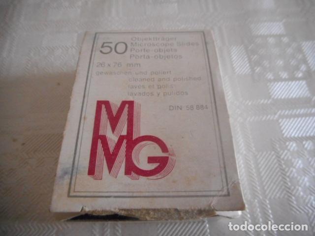 Antig&uuml;edades: antigua caja de cristales de laboratorio - Foto 1