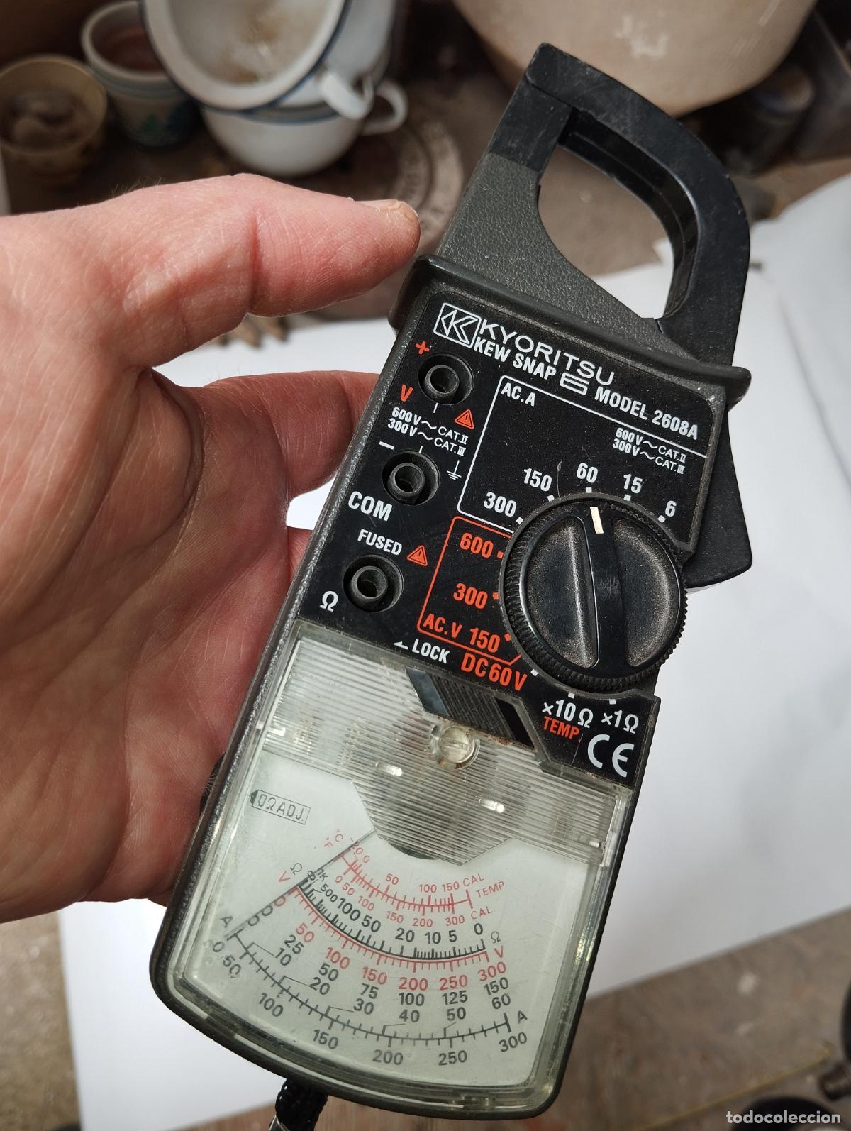 Antig&uuml;edades: PINZA AMPERIMETRICA MULTIMETRO KYORITSU CON ESTUCHE E INSTRUCIONES - Foto 2