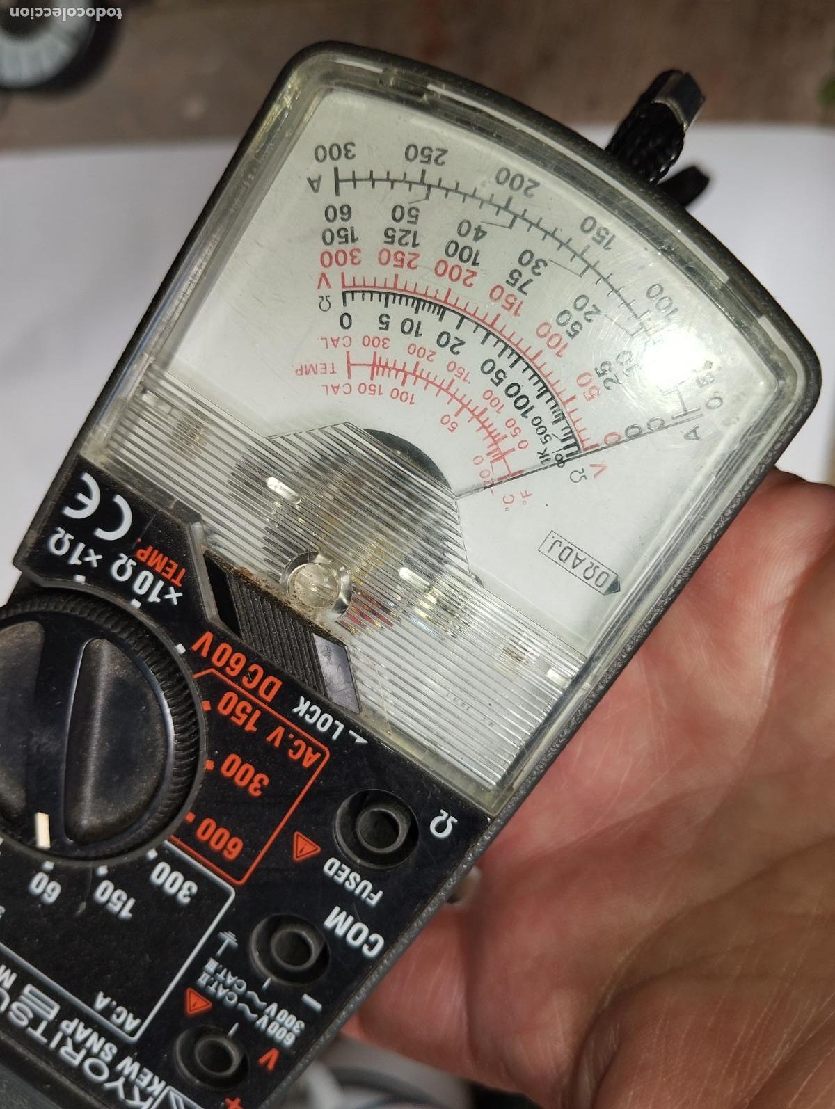 Antig&uuml;edades: PINZA AMPERIMETRICA MULTIMETRO KYORITSU CON ESTUCHE E INSTRUCIONES - Foto 4