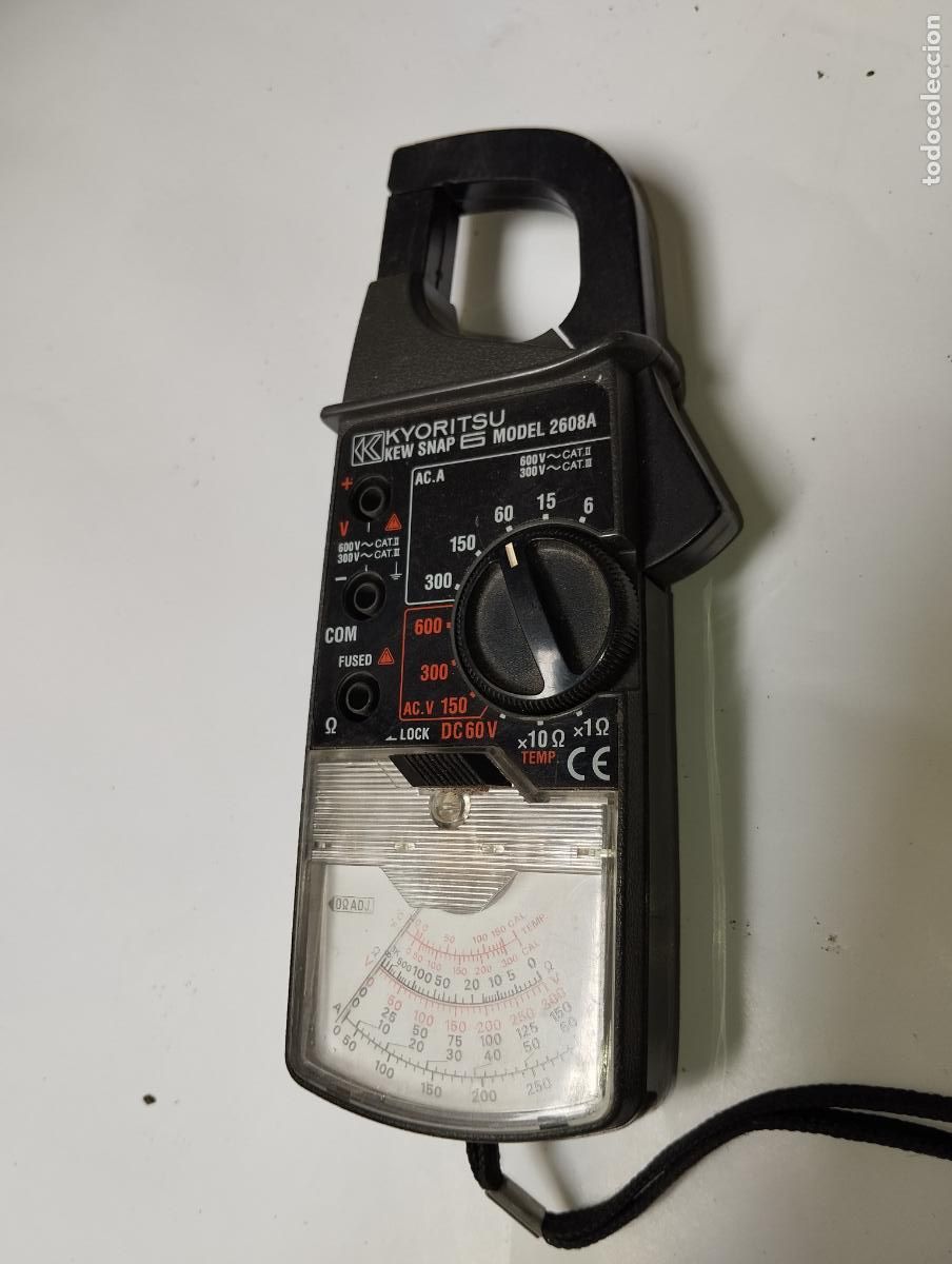 Antig&uuml;edades: PINZA AMPERIMETRICA MULTIMETRO KYORITSU CON ESTUCHE E INSTRUCIONES - Foto 1
