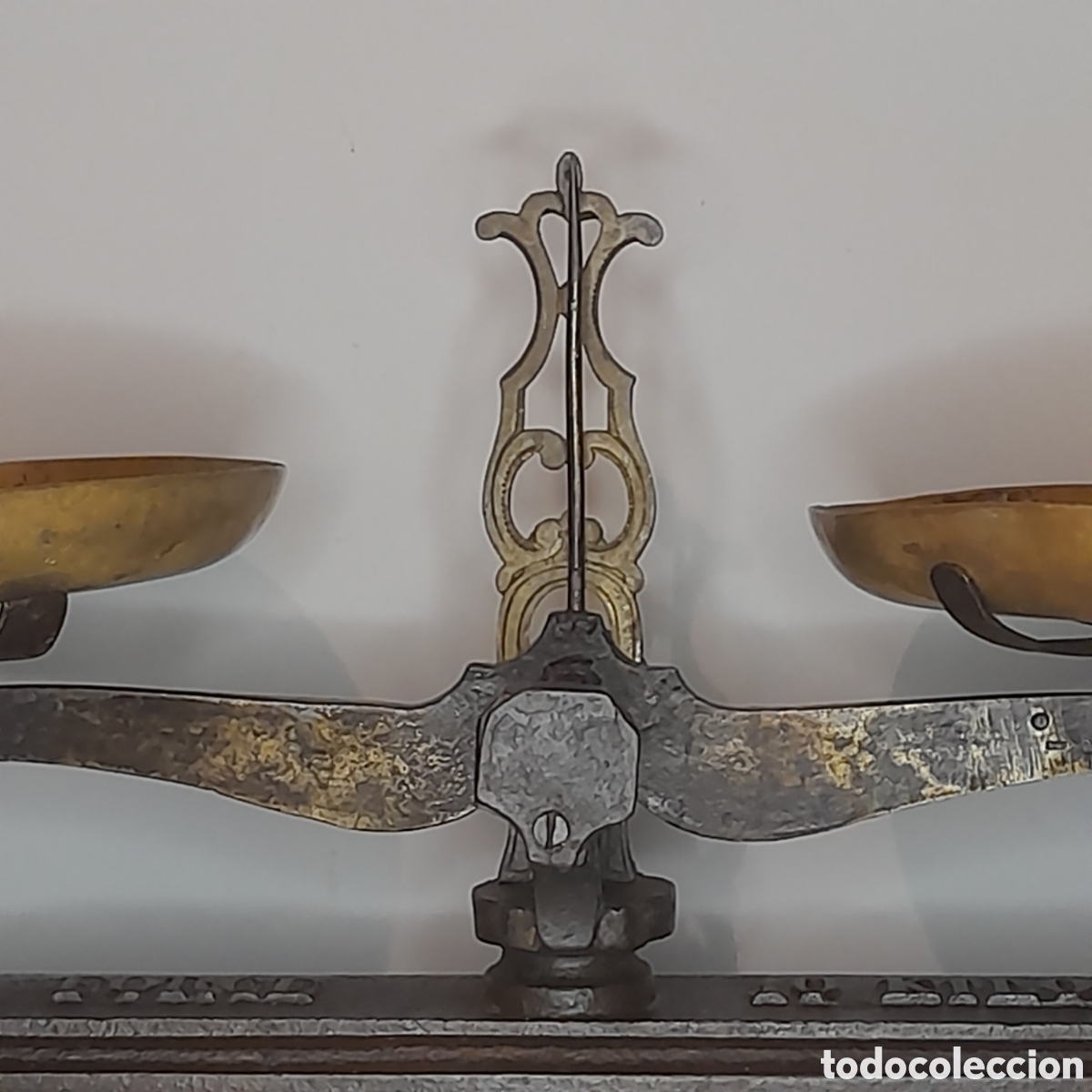Antig&uuml;edades: Balanza de hierro fundido. - Foto 7