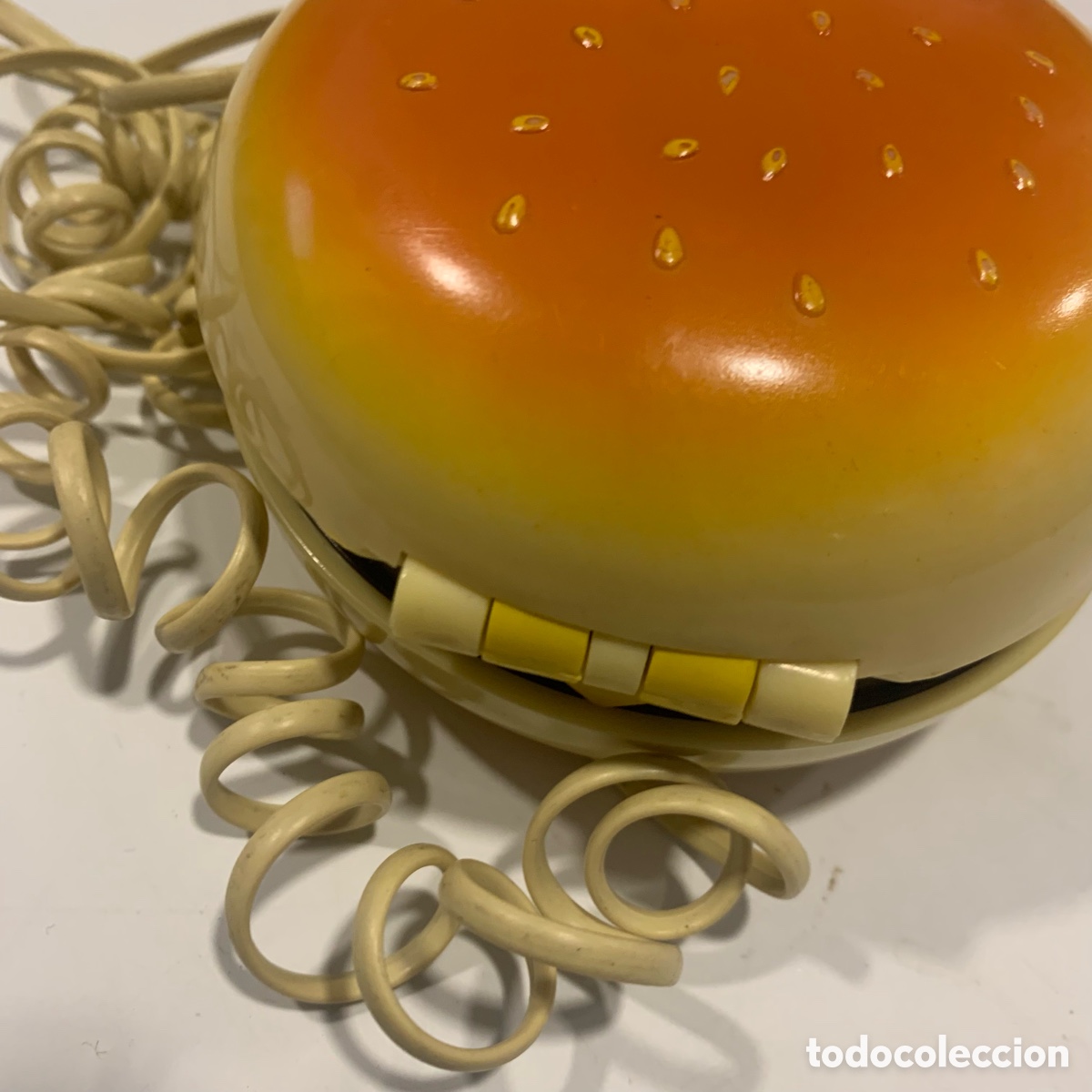 Tel&eacute;fonos: TELEFONO ANTIGUO CON FORMA DE HAMBURGUESA - Foto 3