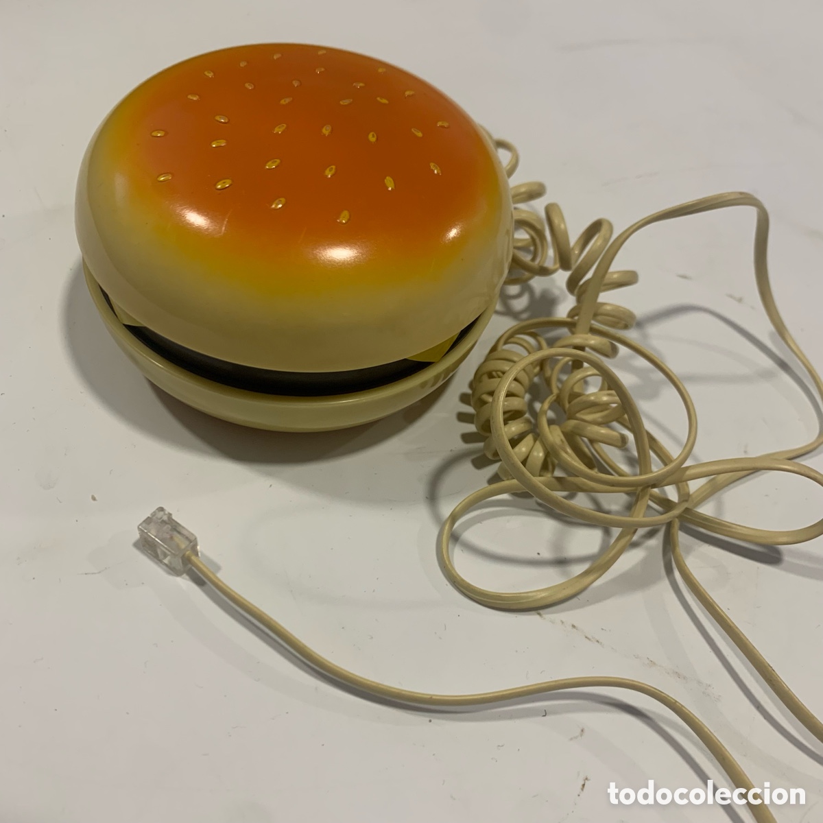 Tel&eacute;fonos: TELEFONO ANTIGUO CON FORMA DE HAMBURGUESA - Foto 1