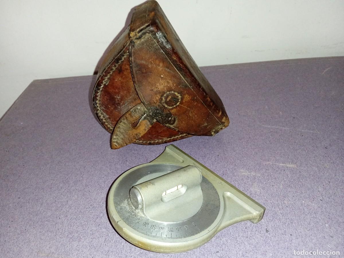 Antig&uuml;edades: NIVEL con Estuche CUERO. - Foto 2