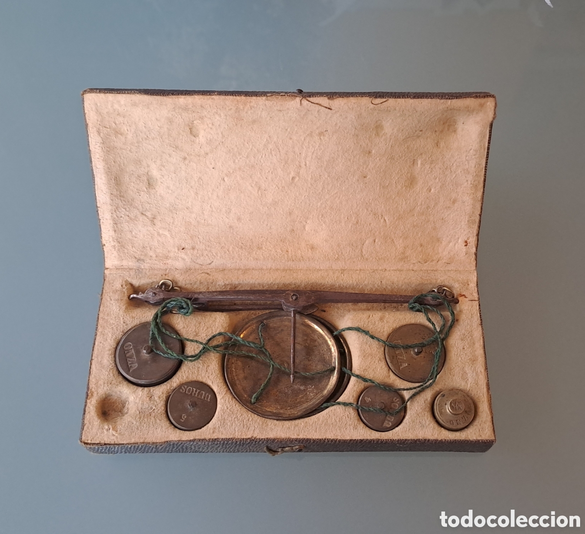 Antig&uuml;edades: Balanza b&aacute;scula espa&ntilde;ola siglo XIX - Foto 1