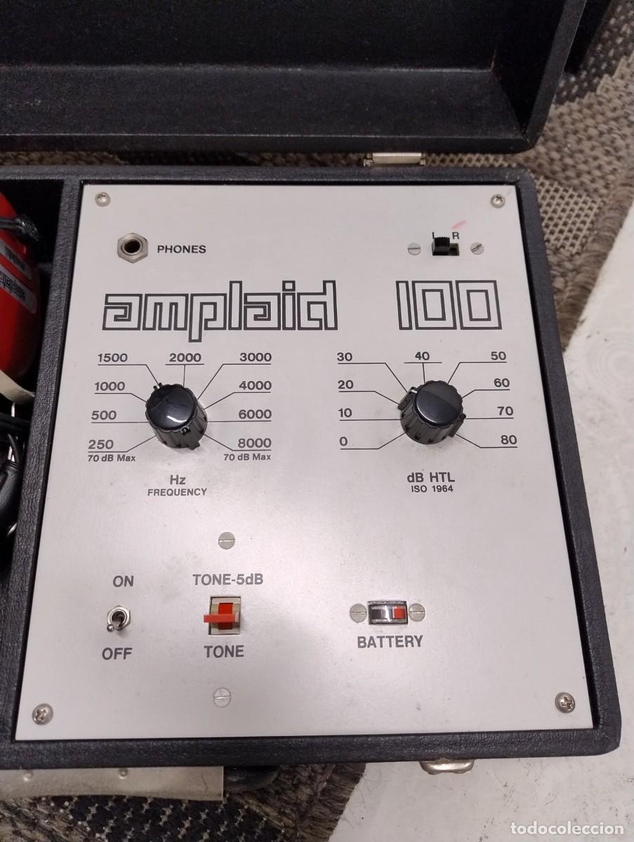 Antig&uuml;edades: AUDI&Oacute;METRO PORTATIL, AMPLAID Mod. 100 - Foto 3
