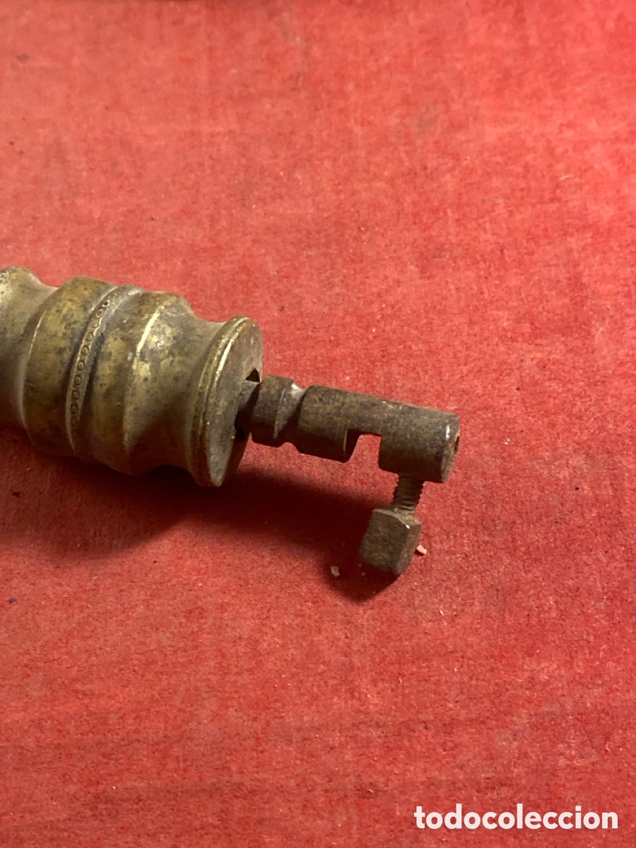 Antig&uuml;edades: ESPIRAL DE HIERRO DE B&Aacute;SCULA CON PESO - Foto 5