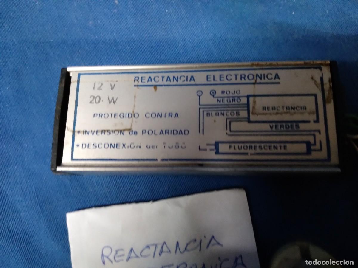 Antig&uuml;edades: REACTANCIA ELECTR&Oacute;NICA PARA TUBO FLUORESCENTE 12 VOLTIOS 20 WATIOS - Foto 2
