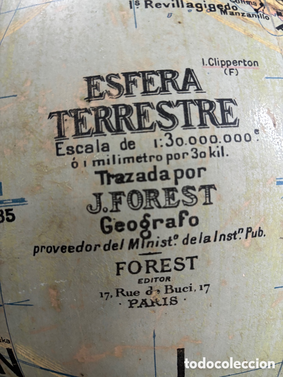 Antig&uuml;edades: Globo terraqueo - Foto 3