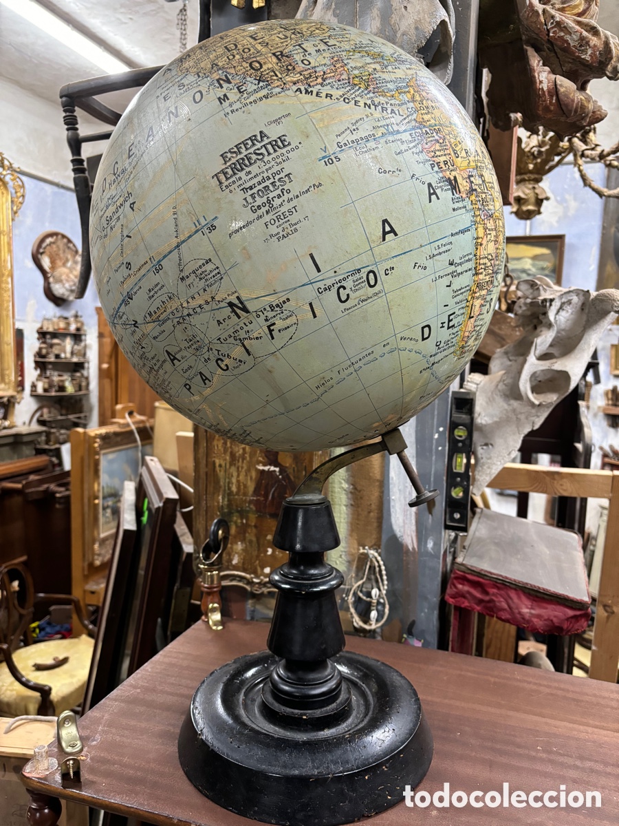 Antig&uuml;edades: Globo terraqueo - Foto 4