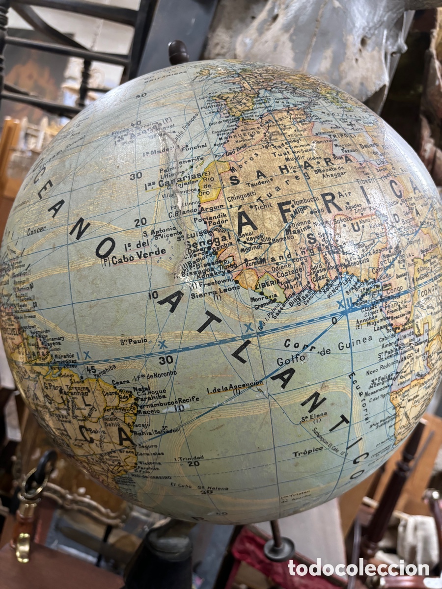 Antig&uuml;edades: Globo terraqueo - Foto 5