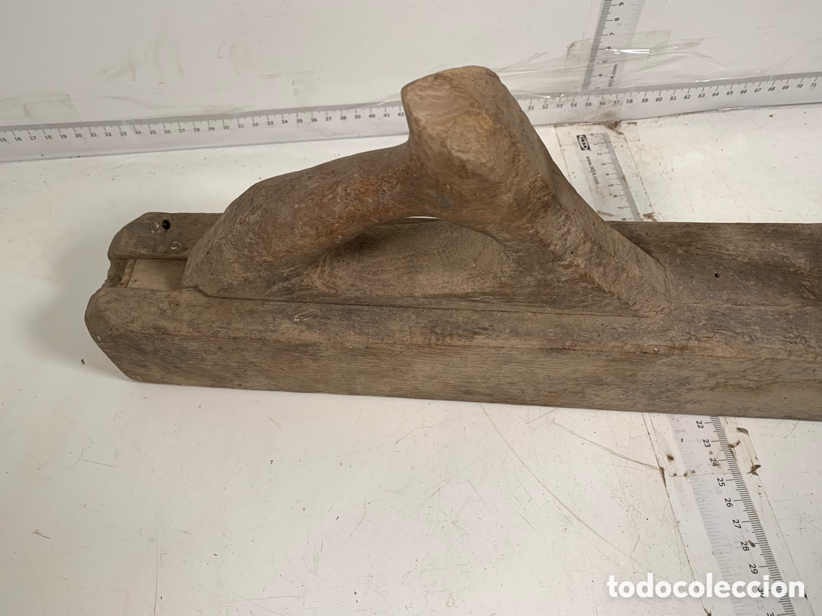Antig&uuml;edades: 01_ Lote cepillos de carpintero garlopas - Foto 2