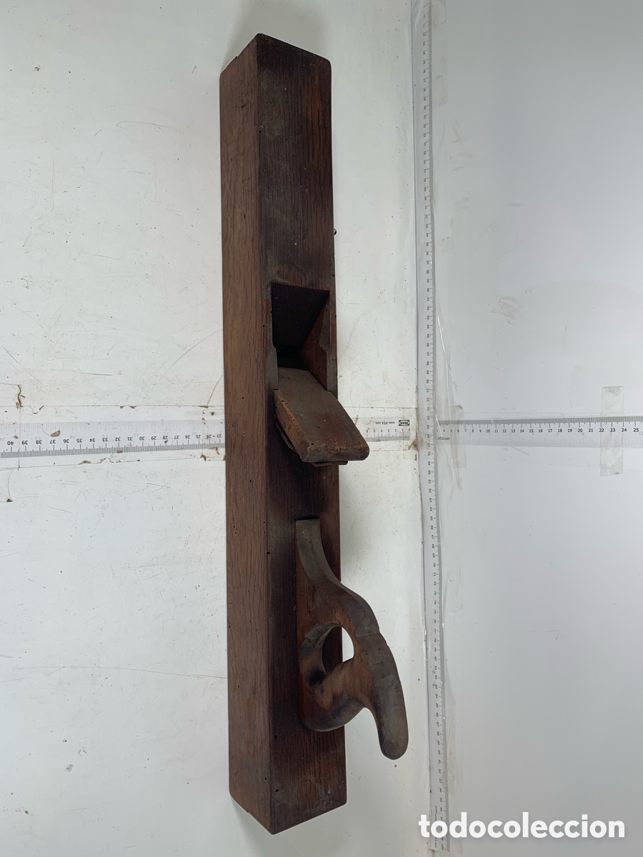 Antig&uuml;edades: 01_ Lote cepillos de carpintero garlopas - Foto 7