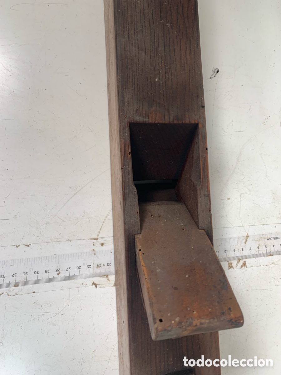 Antig&uuml;edades: 01_ Lote cepillos de carpintero garlopas - Foto 10