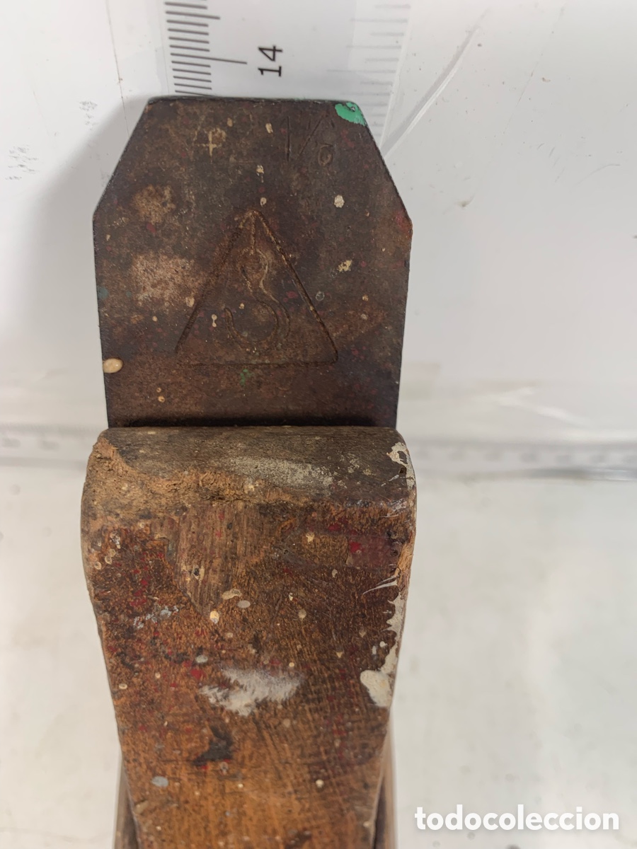 Antig&uuml;edades: 01_ Lote cepillos de carpintero garlopas - Foto 23