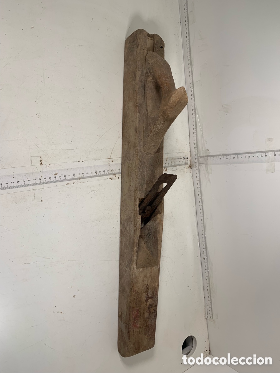 Antig&uuml;edades: 01_ Lote cepillos de carpintero garlopas - Foto 1