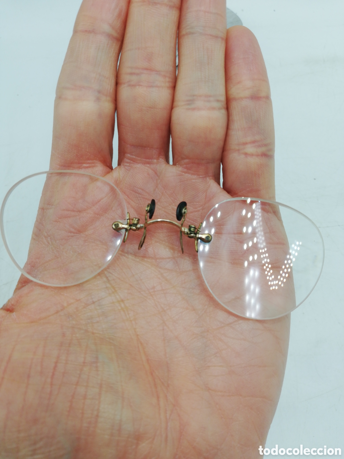 Antig&uuml;edades: Lentes o Quevedos de Oro. - Foto 6