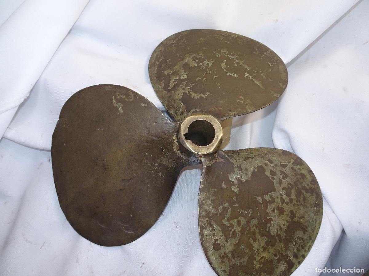 Antig&uuml;edades: Helice de barco antigua en bronce,(ECAMAR) - Foto 1