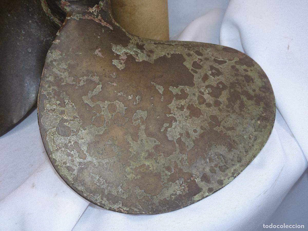 Antig&uuml;edades: Helice de barco antigua en bronce,(ECAMAR) - Foto 4