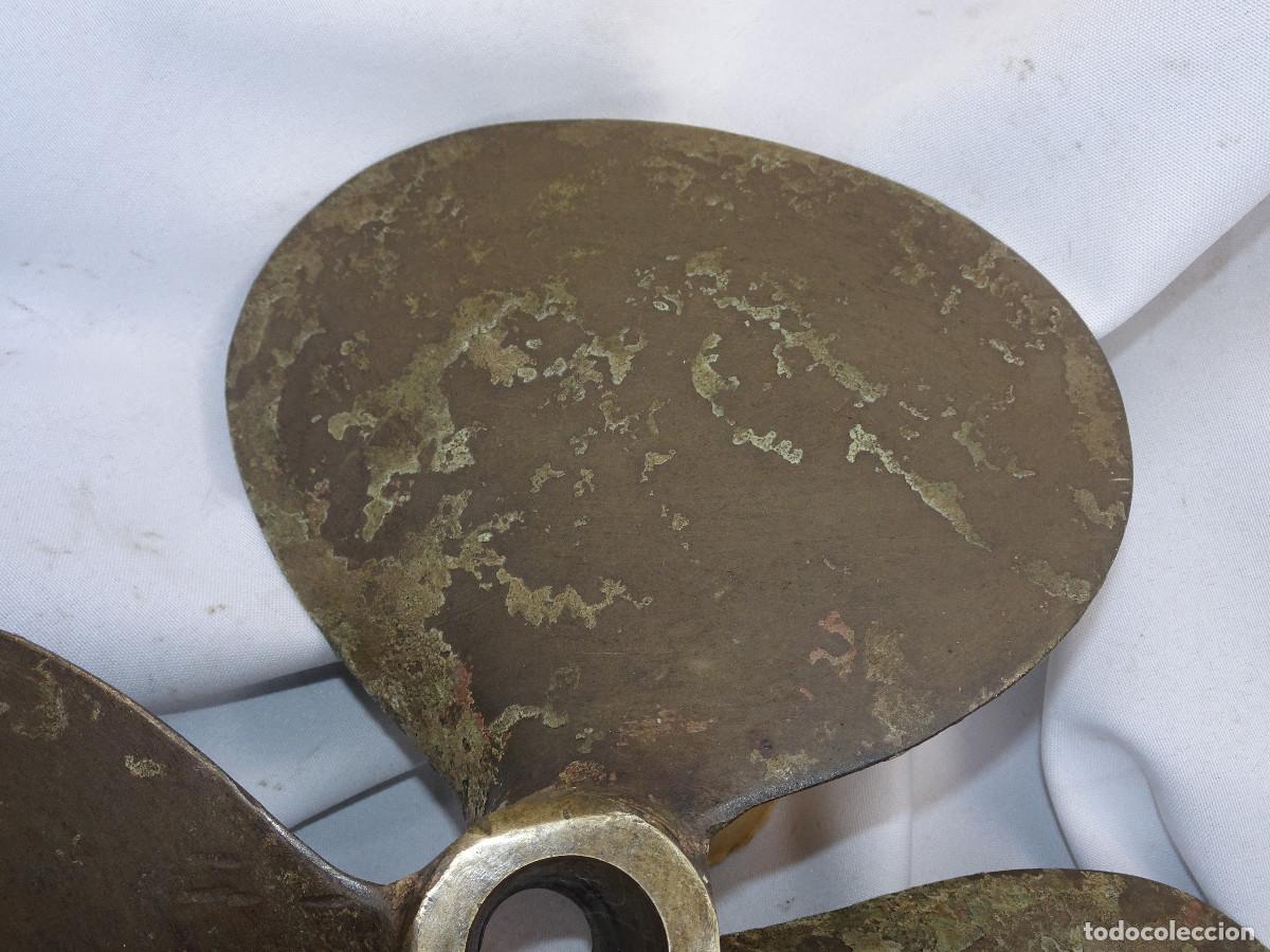 Antig&uuml;edades: Helice de barco antigua en bronce,(ECAMAR) - Foto 5