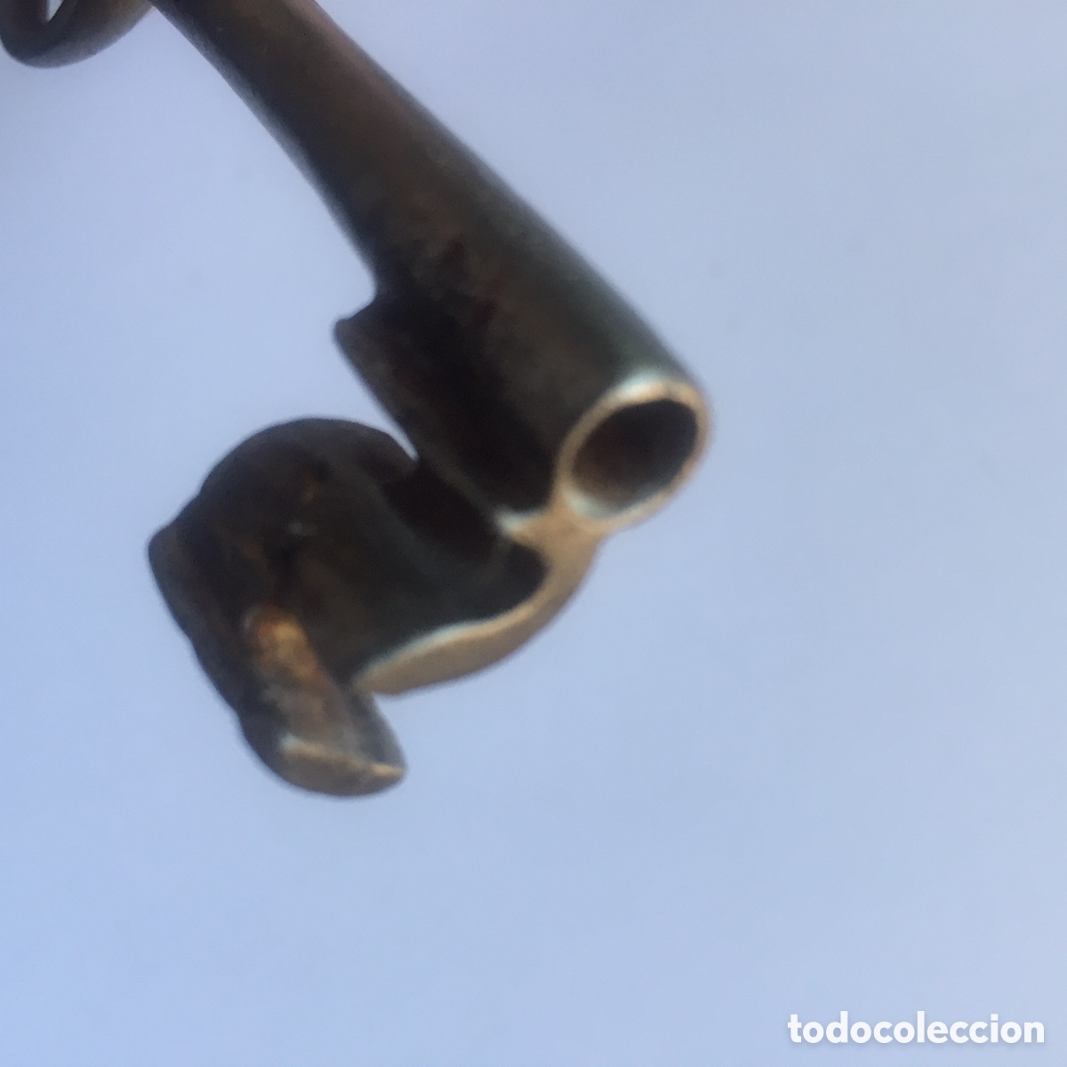 Antig&uuml;edades: LLAVE FORJA ANTIGUA HUECA MEDIDA 8 CM. - Foto 3