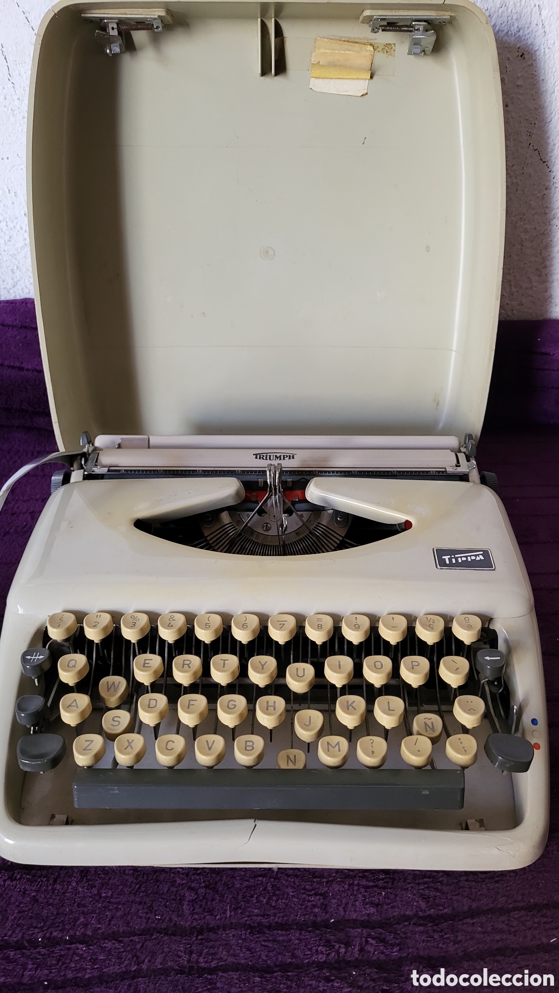 Antig&uuml;edades: Maquina escribir Triumphf-Tippa - Foto 2