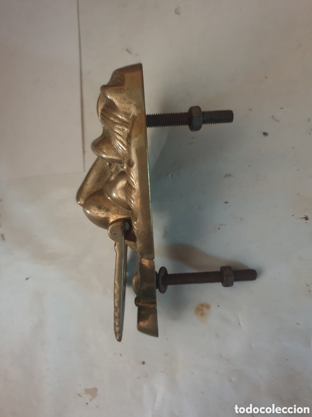 Antig&uuml;edades: ALDABA CABEZA LE&Oacute;N - Foto 4