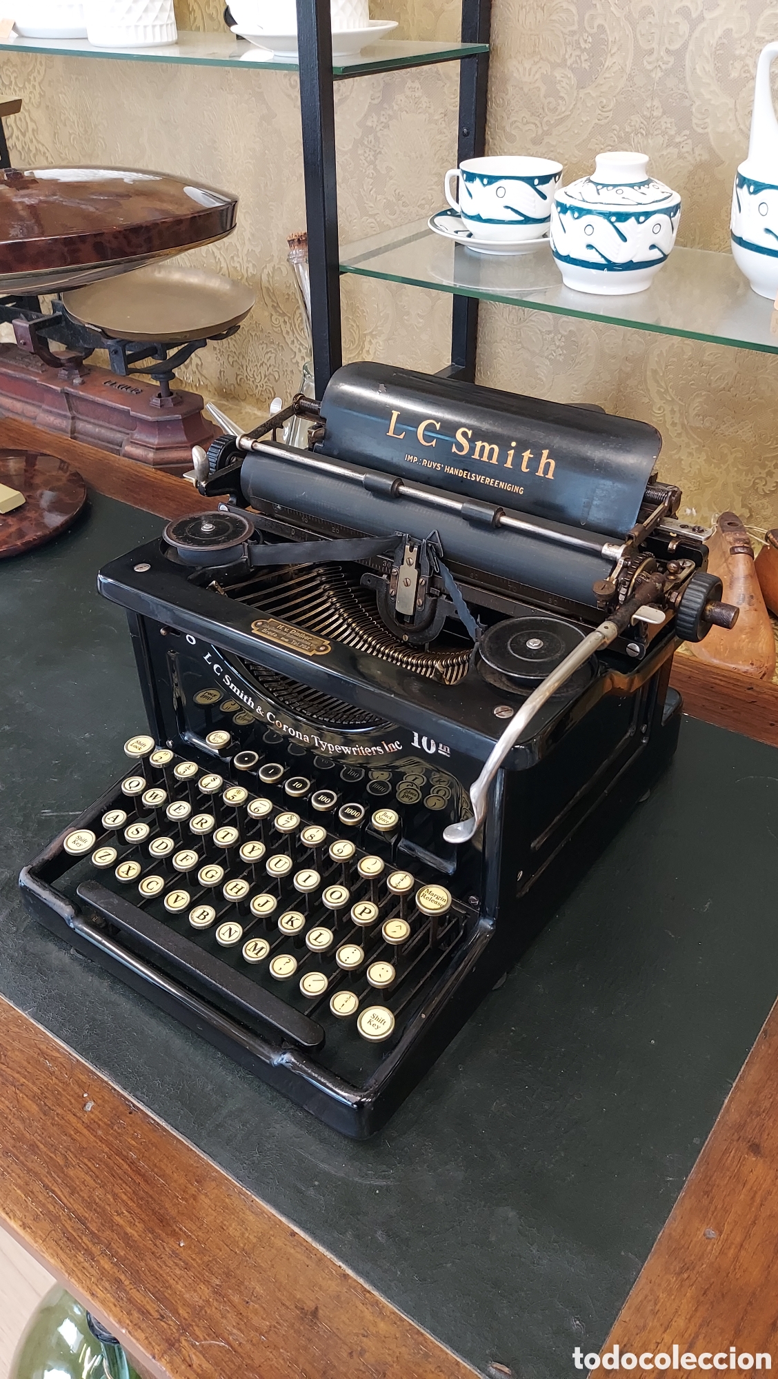 Antig&uuml;edades: M&aacute;quina de escribir Smith 1929 - Foto 2